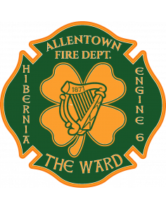 Allentown Fire Dept. Engine 6 The Ward Decal